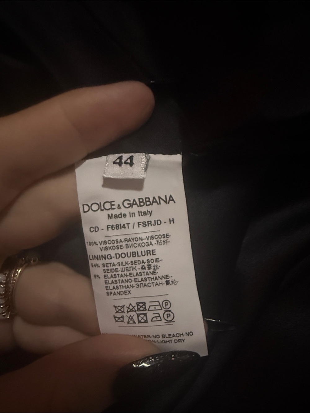 Dolce & Gabbana Sacred Hearts Black Midi Dress - Picture 4 of 5
